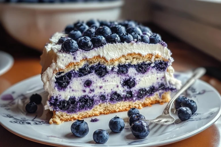 Nova Scotia Blueberry Cream Cake