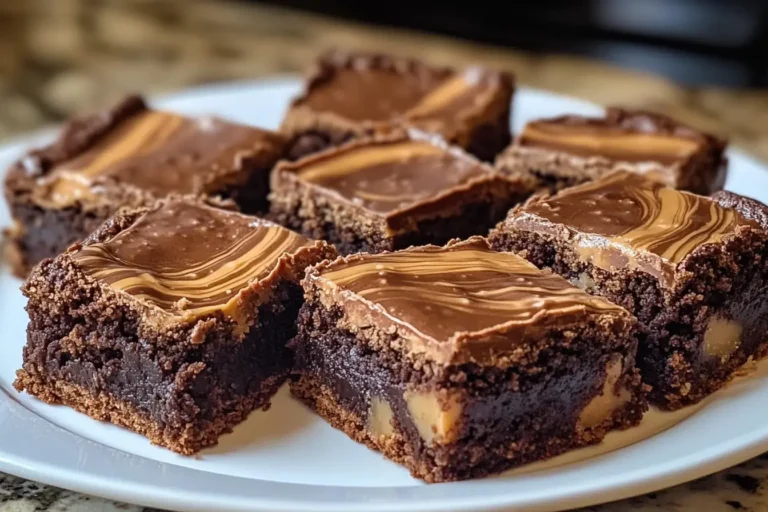 Reese's Peanut Butter Swirl Brownies