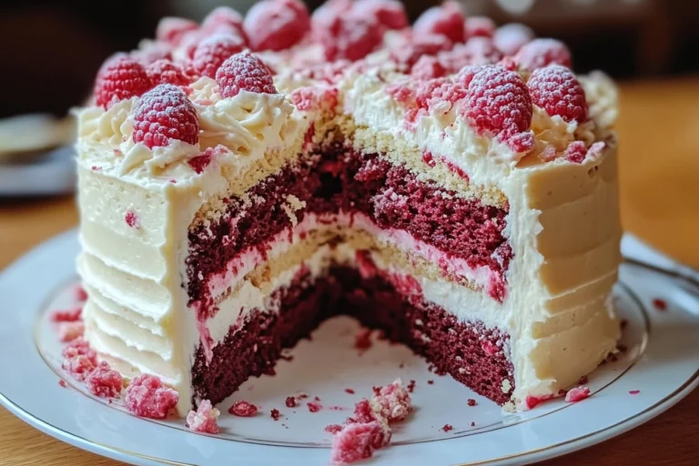 White Chocolate Raspberry Dream Cake
